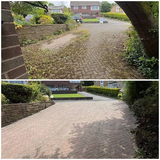 Before and After Pressure Washing Service Manchester